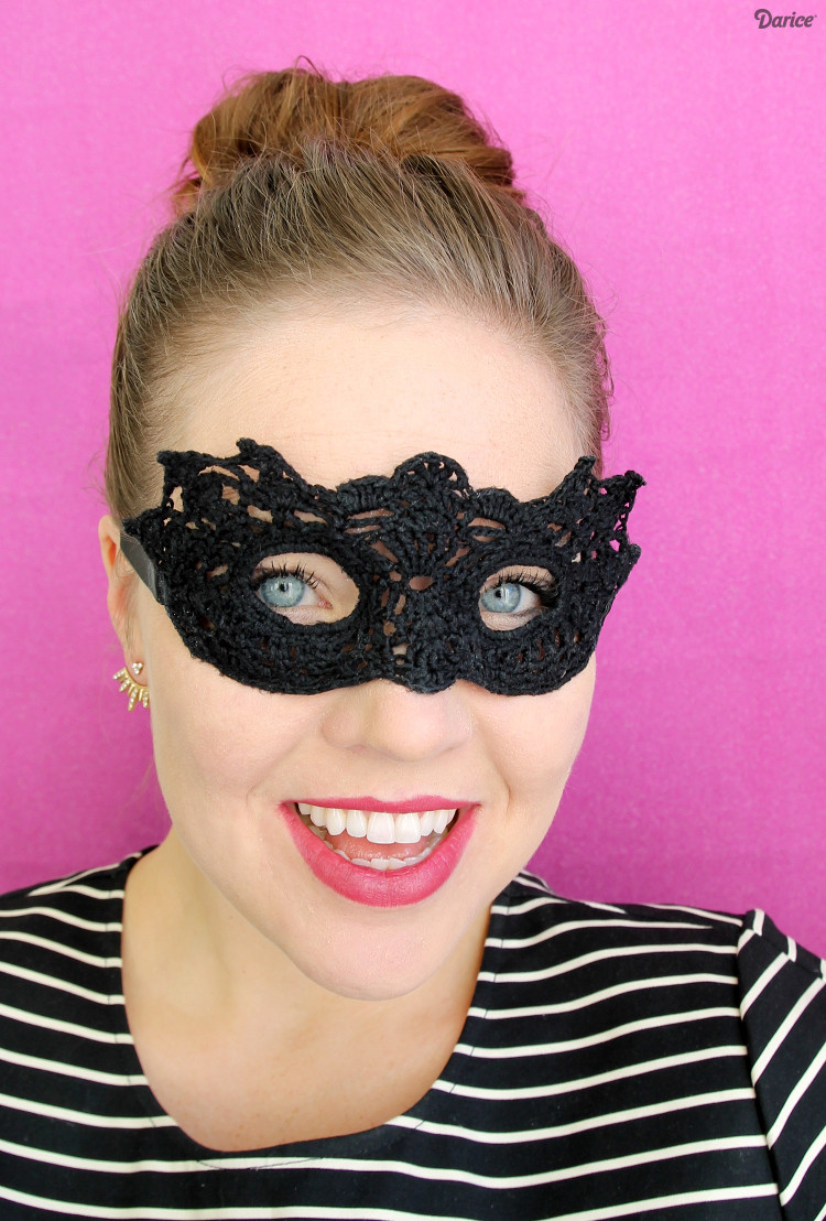 Masquerade Mask DIY
 DIY Masquerade Mask Crochet Pattern Darice