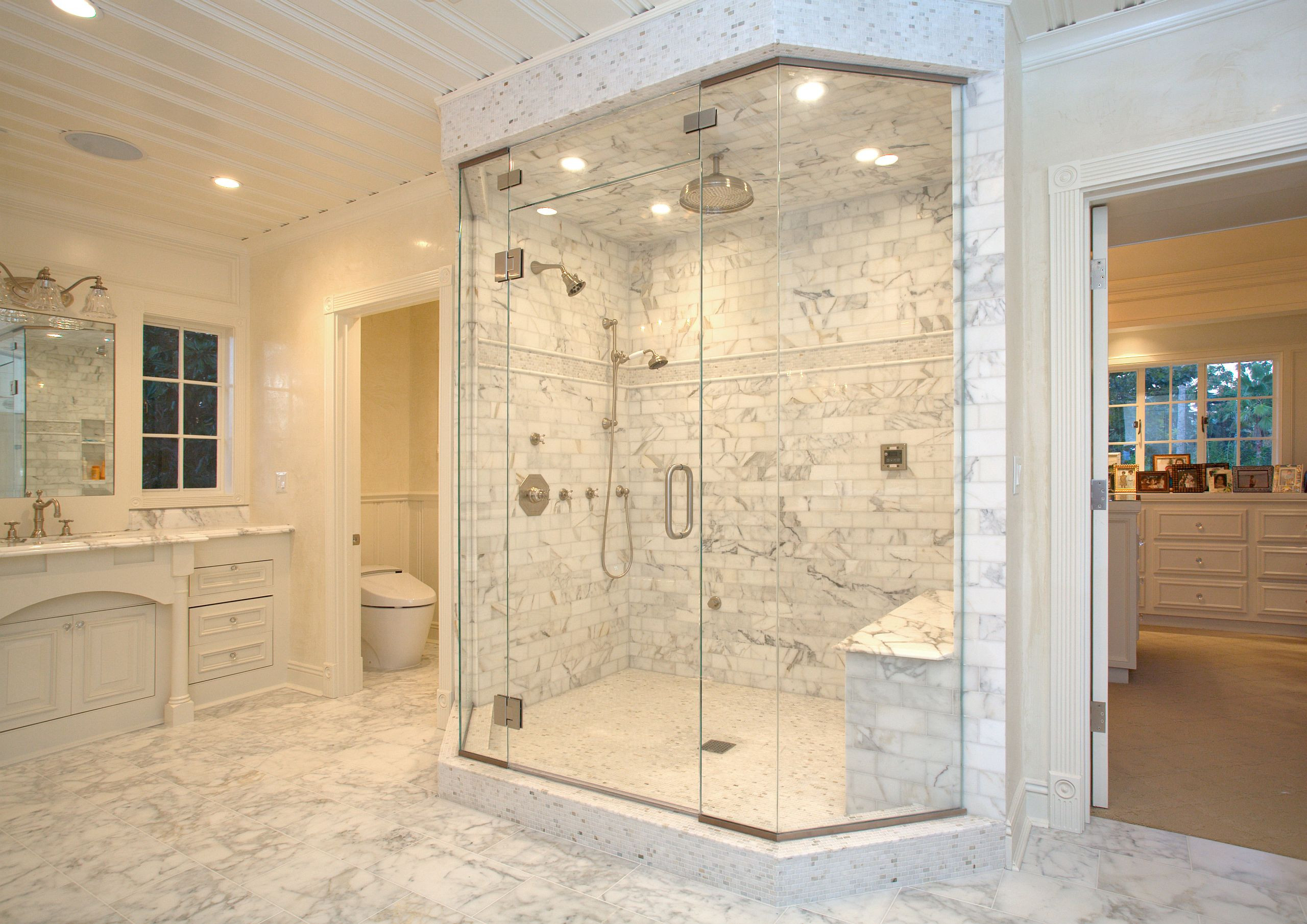 Master Bathroom Shower Tile Ideas
 Inhabit Space Inc Renovates Historic Al Jolson Estate in