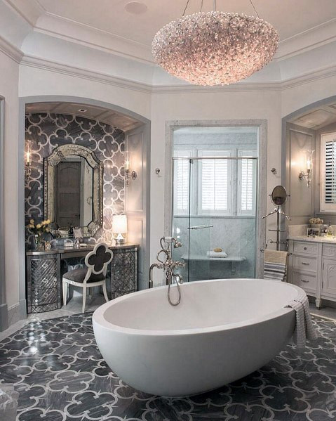 Master Bathroom Shower Tile Ideas
 Top 60 Best Master Bathroom Ideas Home Interior Designs