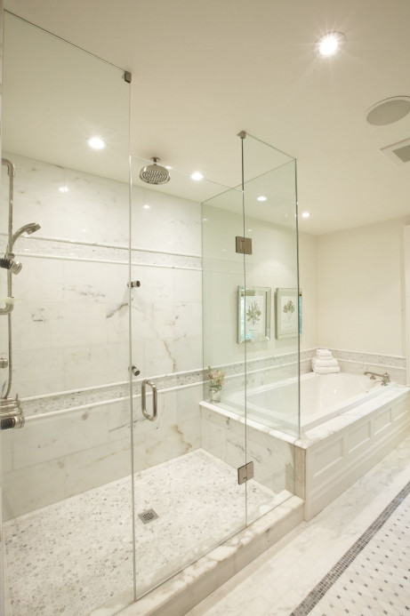 Master Bathroom Shower Tile Ideas
 Master BathShower Designs Transitional bathroom