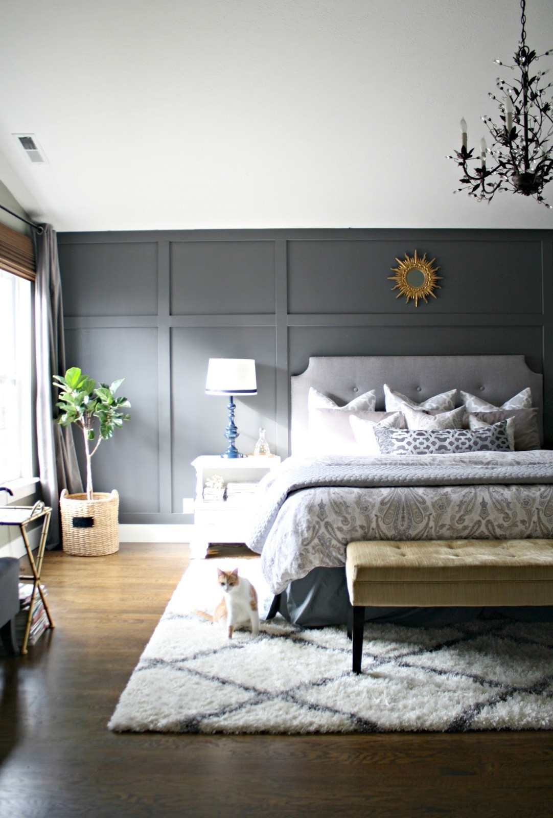 Master Bedroom Accent Wall
 15 Best Collection of Gray Wall Accents