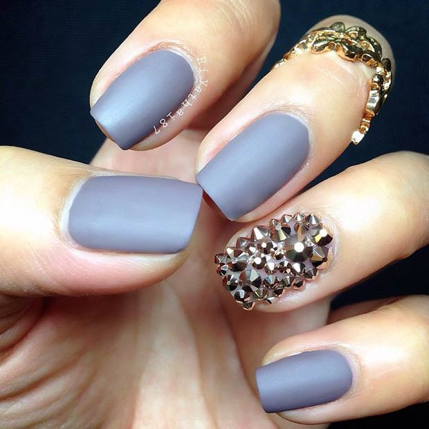 Matte Nail Ideas
 25 Matte Nail Designs You ll Want to Copy this Fall