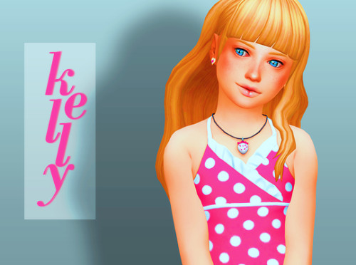 Maxis Match Child Hair
 habsims “ KELLY “ Just Barbie converted for little girls
