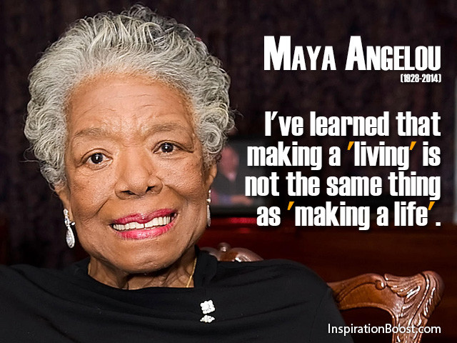 maya angelou quotes on education