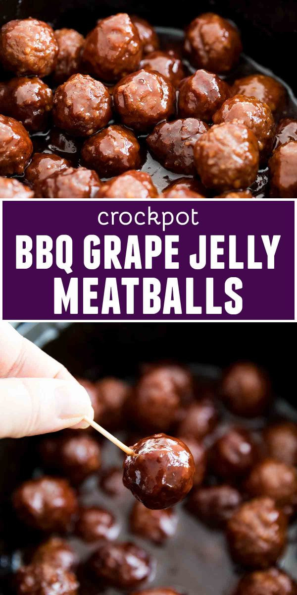 Meatballs With Grape Jelly And Bbq Sauce
 Crockpot BBQ Grape Jelly Meatballs Taste and Tell