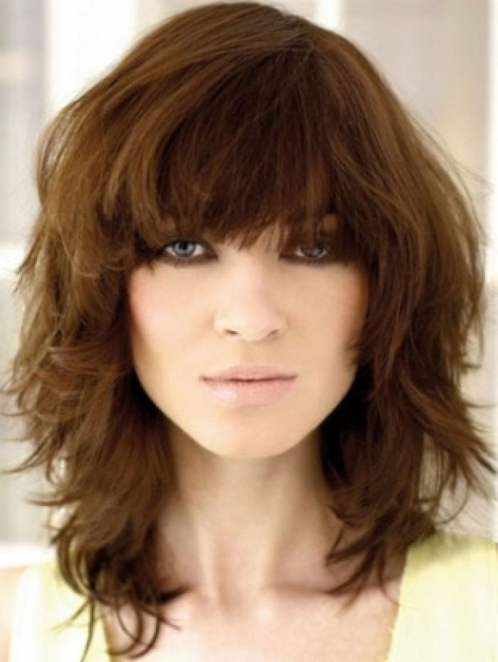 Medium Curly Hairstyles With Bangs
 13 Fabulous Medium Hairstyles With Bangs Pretty Designs