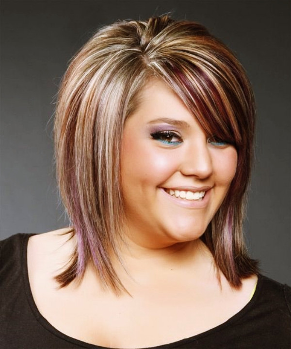Medium Hairstyles For Fat Faces
 40 Short Hairstyles for Fat Faces with Double Chin b