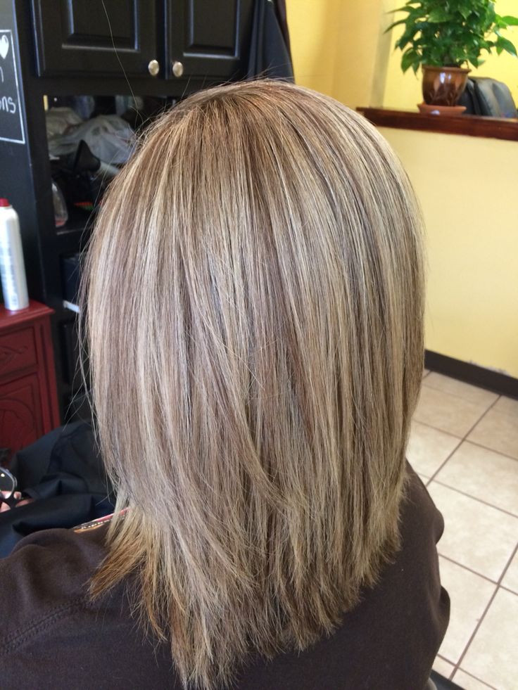 Medium Length Hairstyles With Highlights And Lowlights
 Medium length hair with hilights and lowlights by Salon De