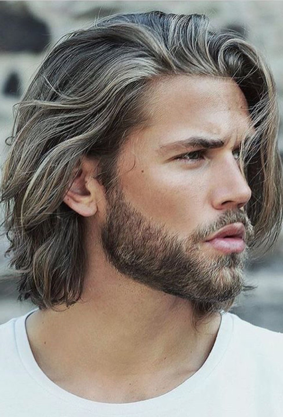Men Hairstyle Long Hair
 SAVE THE CLIPPERS FOR THE BEARD MENS HAIR GOES LONGER