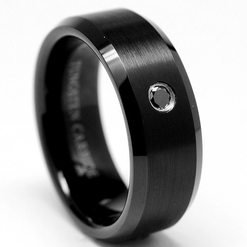 Mens Black Diamond Wedding Ring
 Black Diamond Wedding Ring For Men
