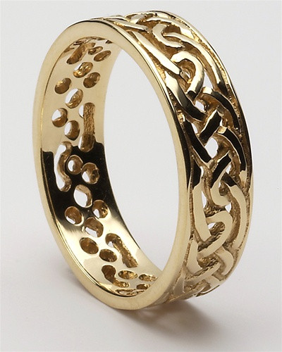 Mens Irish Wedding Rings
 Mens Celtic Filigree Wedding Rings MG WED94