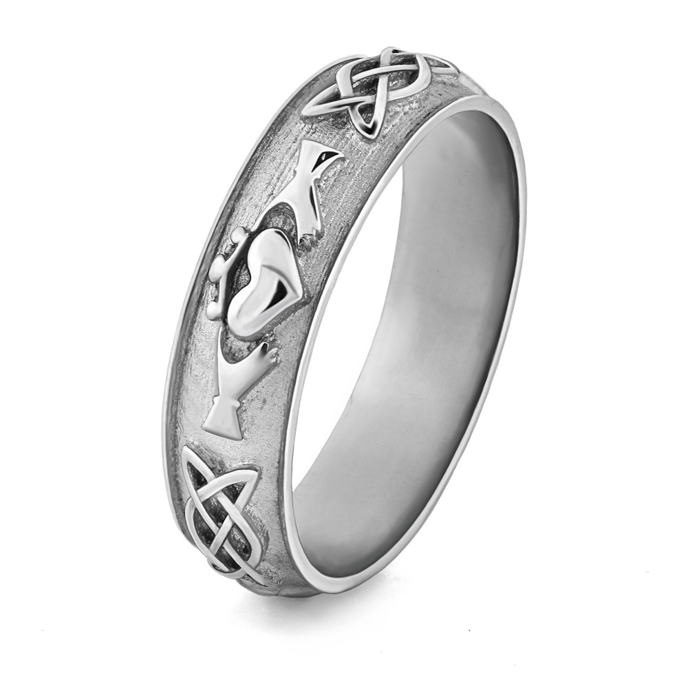 Mens Irish Wedding Rings
 Mens Celtic Wedding Rings MS WED254