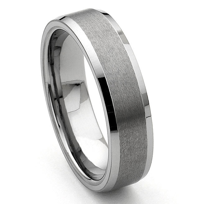 Mens Tungsten Carbide Wedding Bands
 CORSAL Tungsten Carbide Satin Men s Wedding Ring