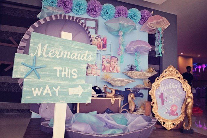 Mermaid And Pirate Party Ideas
 Kara s Party Ideas Mermaids vs Pirates Themed Birthday