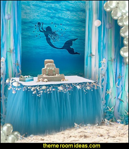 Mermaid Birthday Party Decoration Ideas
 Decorating theme bedrooms Maries Manor mermaid party