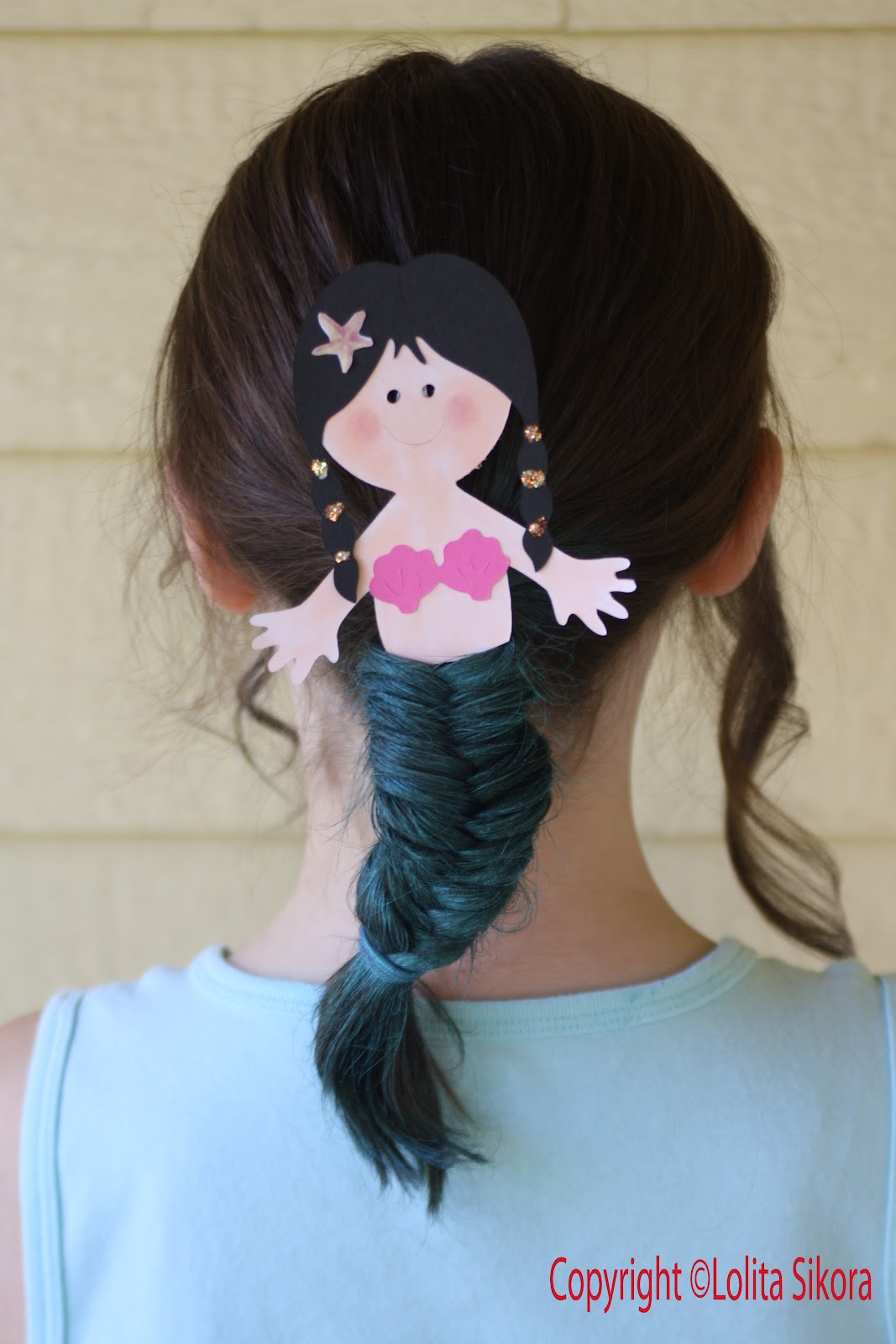 Mermaid Hair For Kids
 A little of this and a little of that Crazy Hair Day with