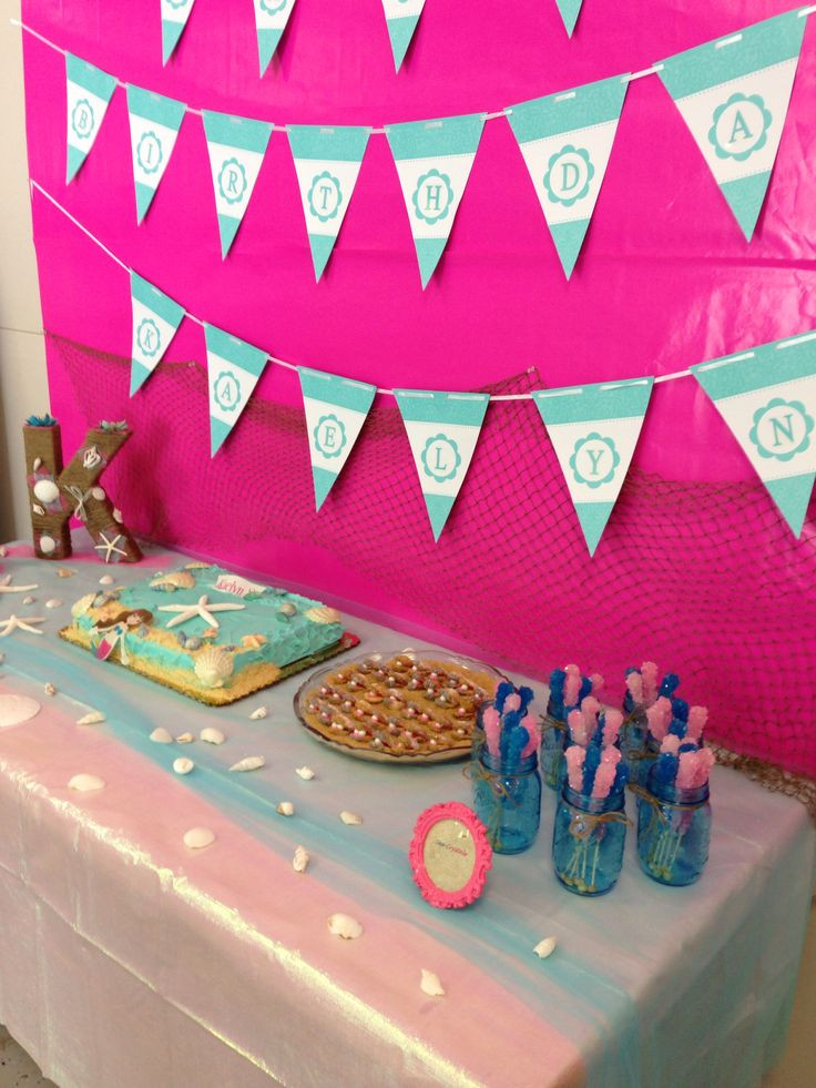 Mermaid Party Ideas 4 Year Old
 1000 images about Summer birthday cake ideas on Pinterest