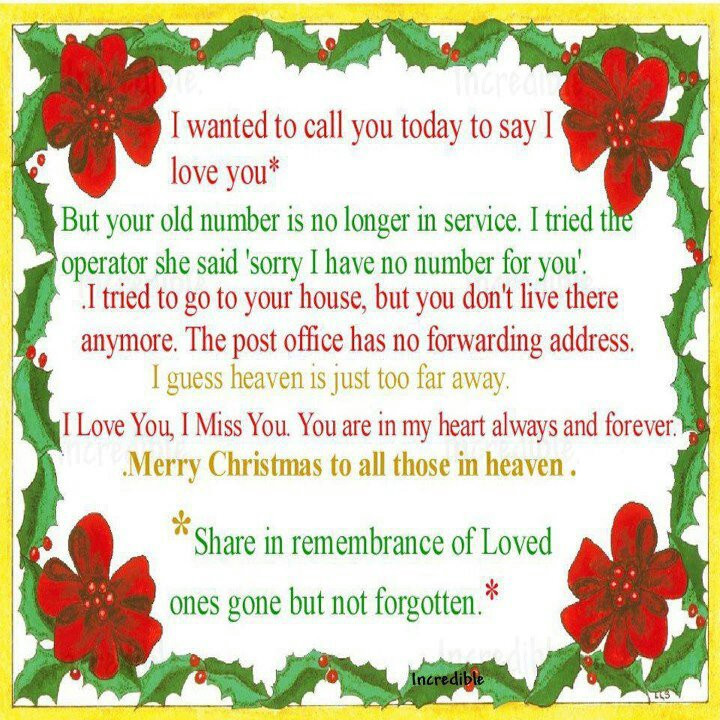 Merry Christmas In Heaven Quotes
 life inspiration quotes Merry Christmas to those in
