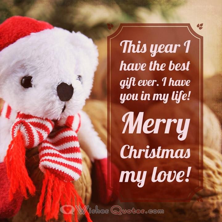 Merry Christmas My Love Quotes
 Christmas Love Messages