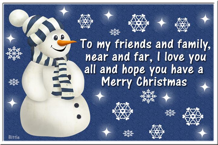 Merry Christmas To Family And Friends Quotes
 Merry Christmas Friends And Family s and