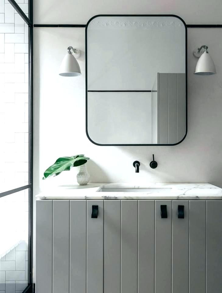 Metal Bathroom Mirror
 metal framed mirrors bathroom – infamousnow