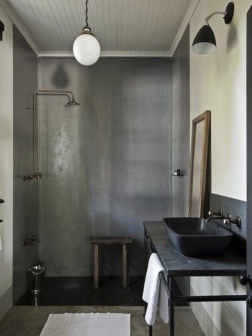 Metal Bathroom Vanity
 32 Trendy And Chic Industrial Bathroom Vanity Ideas DigsDigs