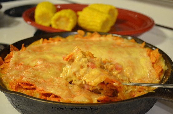 Mexican Chicken Casserole With Doritos And Velveeta
 Dorito Rotel Chicken Casserole Recipe Genius Kitchen