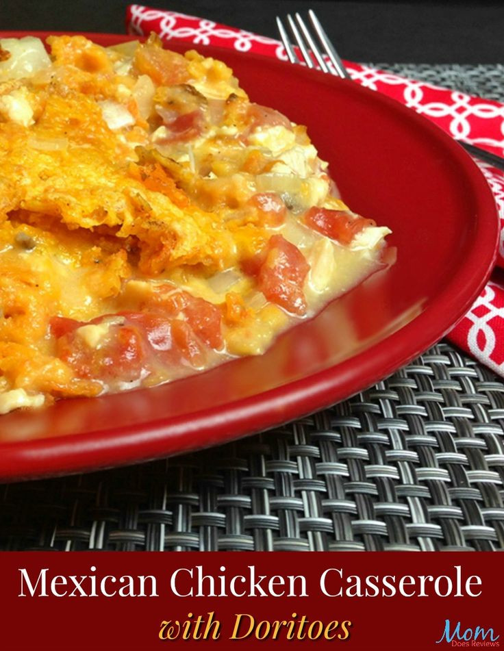 Mexican Chicken Casserole With Doritos And Velveeta
 Mexican Chicken Casserole with Doritos Recipe