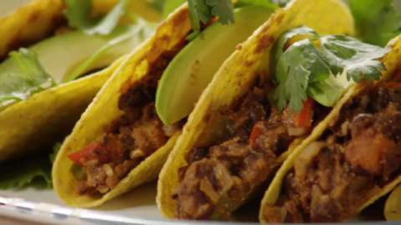 Mexican Main Dishes Recipes
 Vegan Bean Taco Filling Video Allrecipes