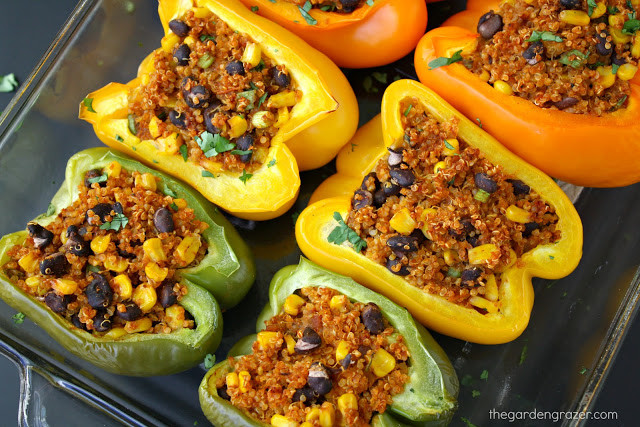 Mexican Main Dishes Recipes
 The Garden Grazer Mexican Quinoa Stuffed Peppers
