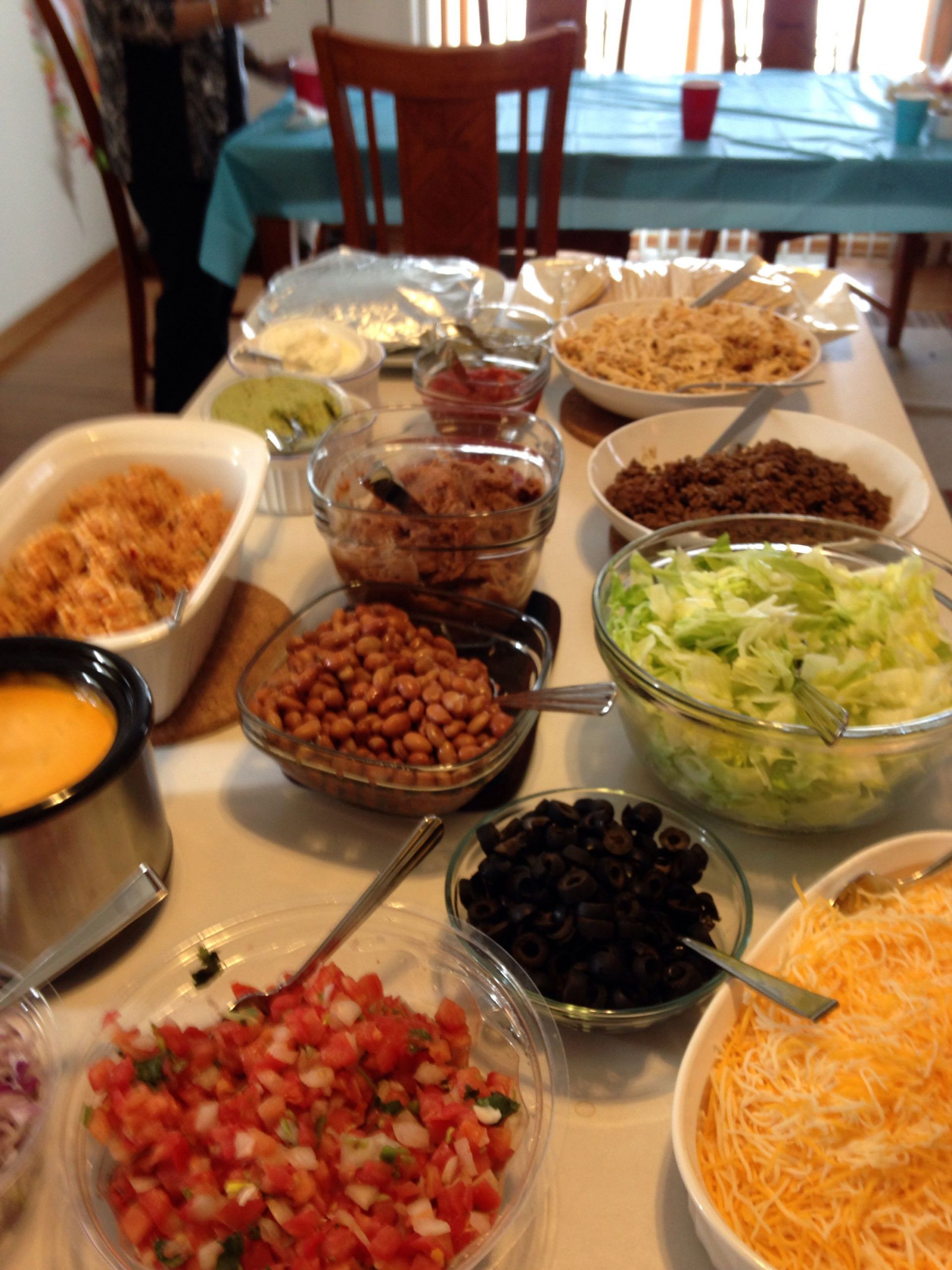 Mexican Party Foods Ideas
 Mexican Buffet Party idea For graduation party