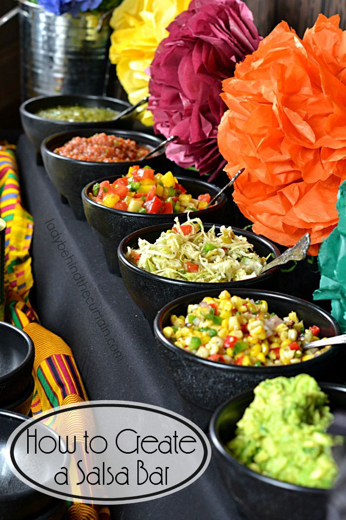 Mexican Party Foods Ideas
 How to Create a Salsa Bar