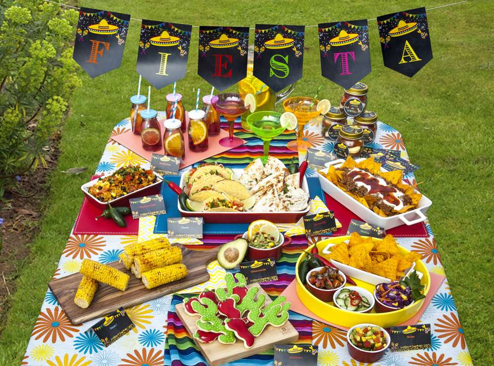 Mexican Party Foods Ideas
 Fiesta Mexican Birthday Party Ideas