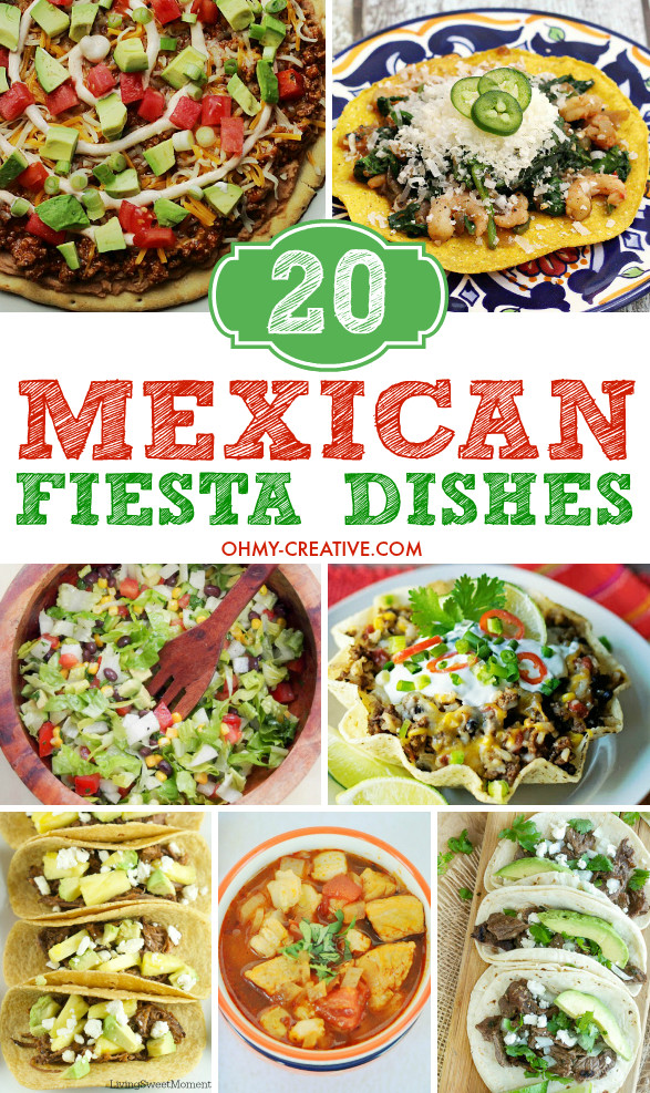 Mexican Party Foods Ideas
 Mexican Food Recipes For Cinco de Mayo Oh My Creative