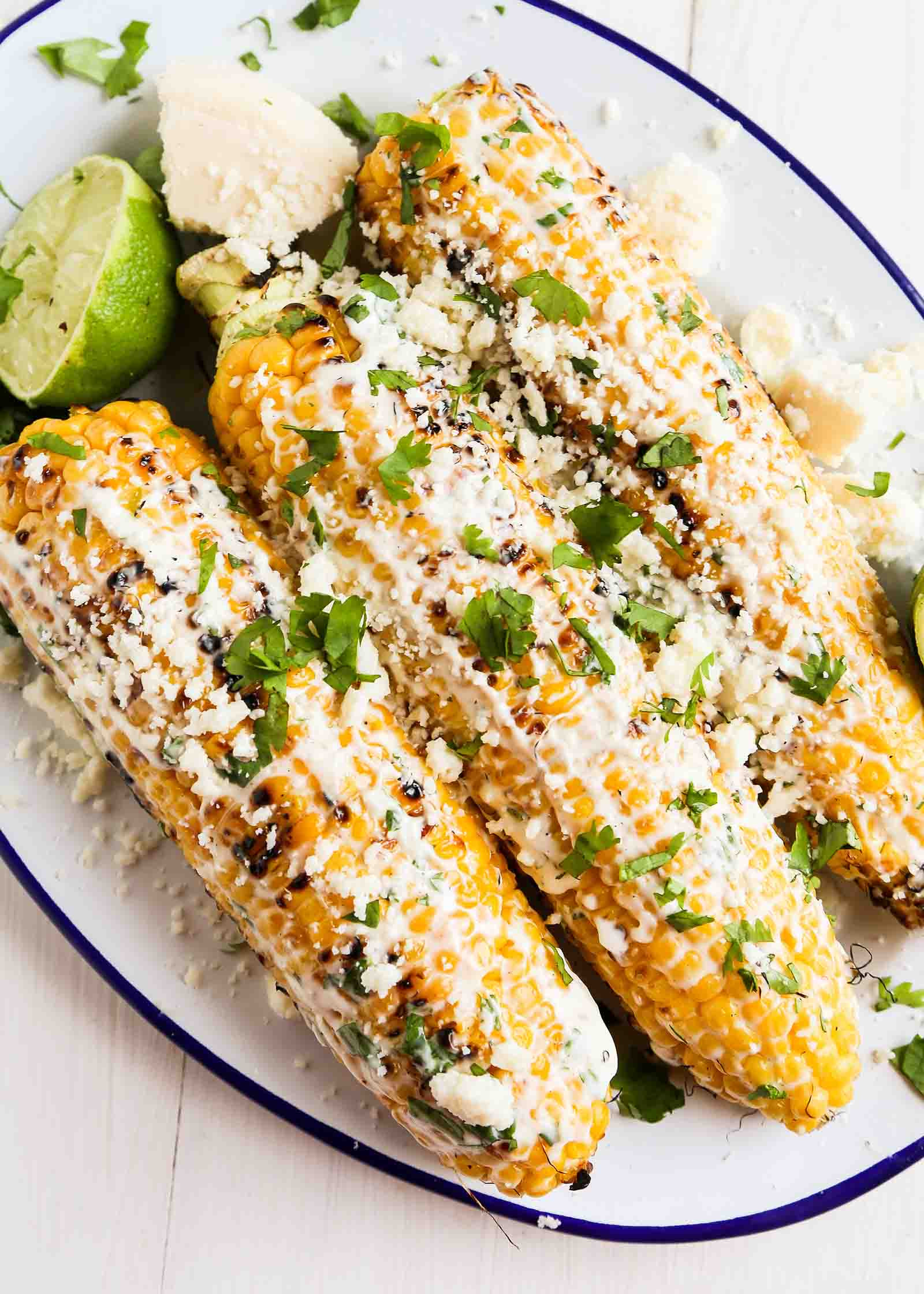 Mexican Street Corn On The Cob
 Grilled Mexican Street Corn Elotes Recipe