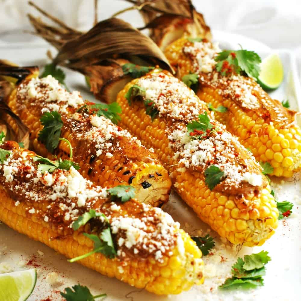 Mexican Street Corn On The Cob
 Mexican Corn on the Cob Pinch and Swirl