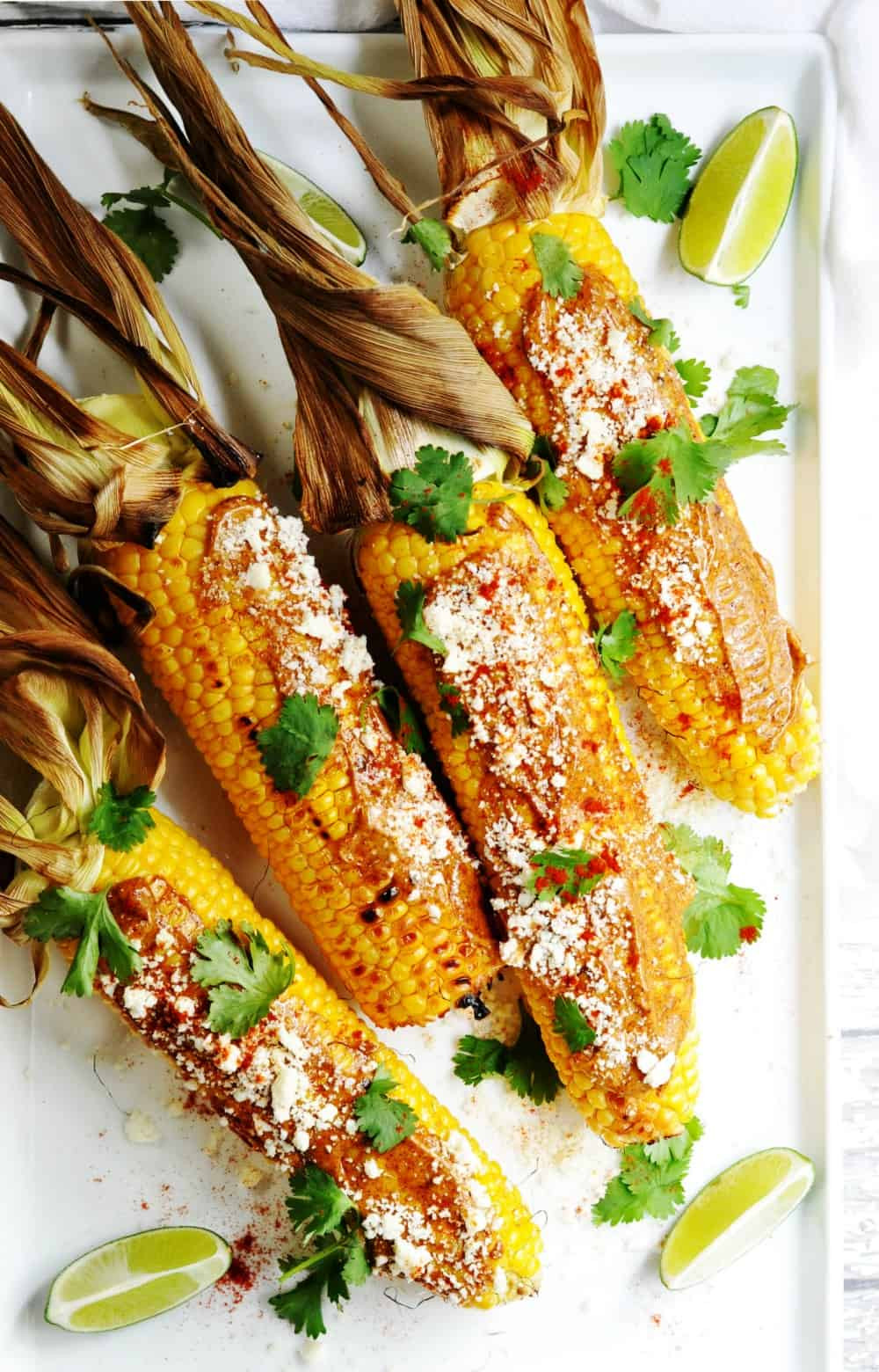 Mexican Street Corn On The Cob
 Mexican Corn on the Cob Pinch and Swirl
