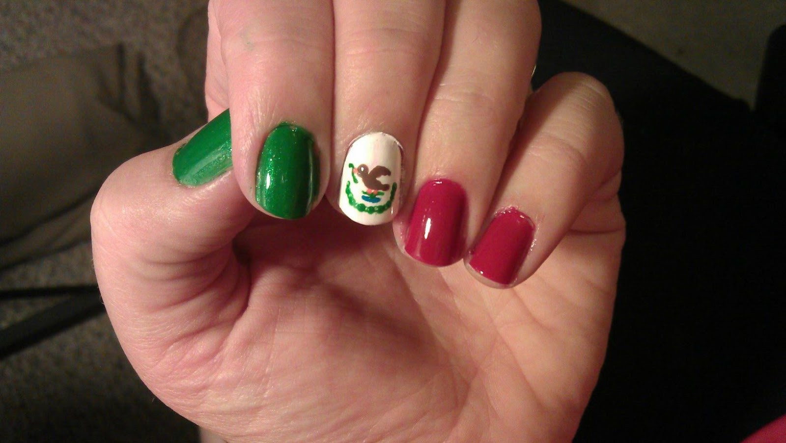 10. Mexican Flag Nail Designs - wide 7