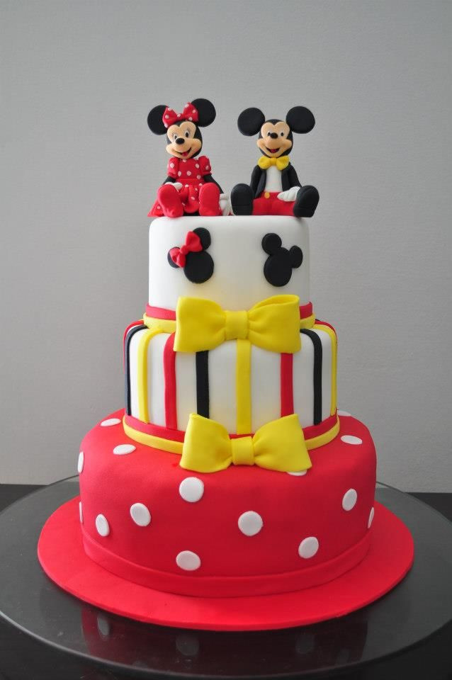 Mickey And Minnie Birthday Cakes
 Resultado de imagen para cakes mickey and minnie