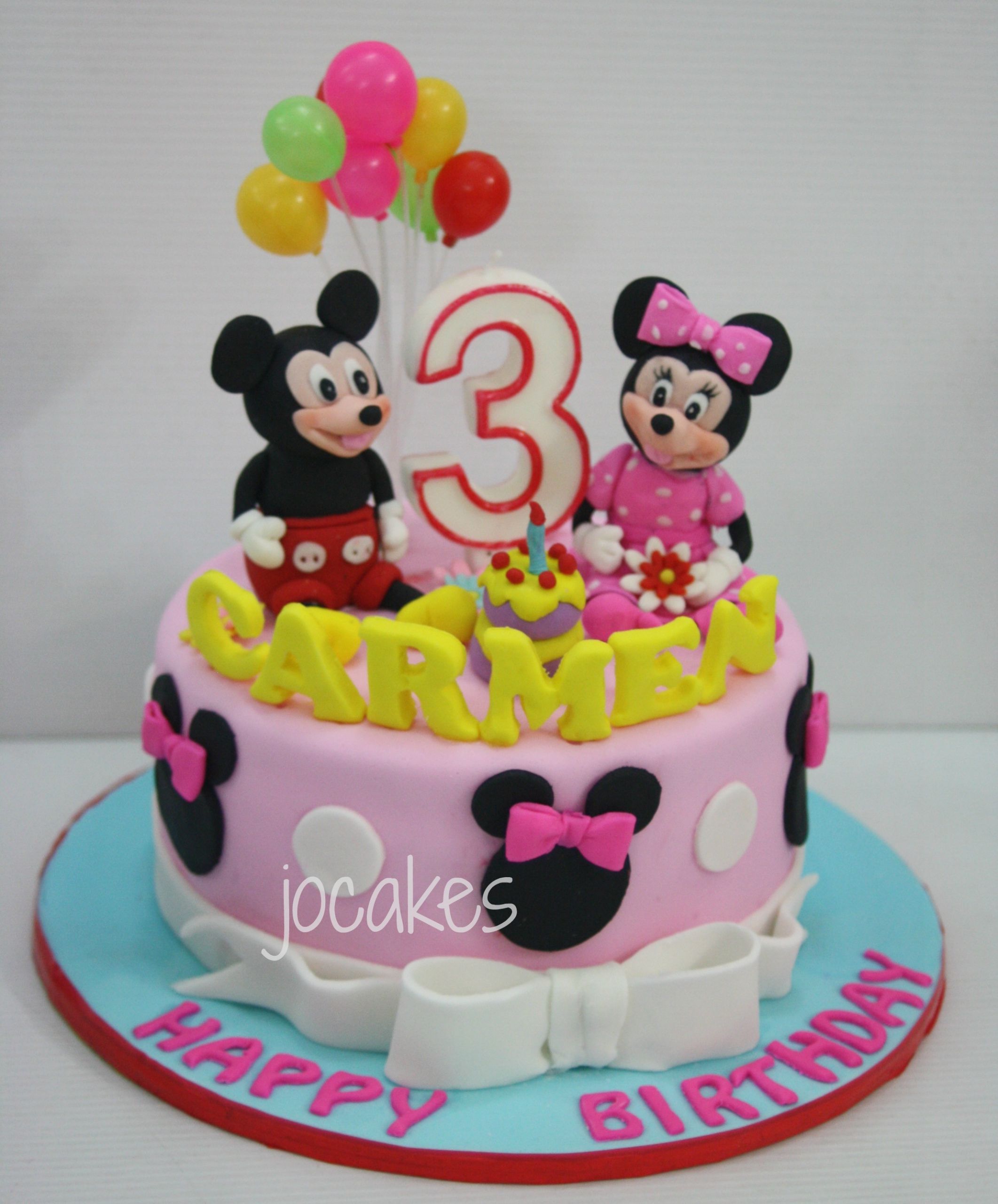 Mickey And Minnie Birthday Cakes
 mickey and minnie cake