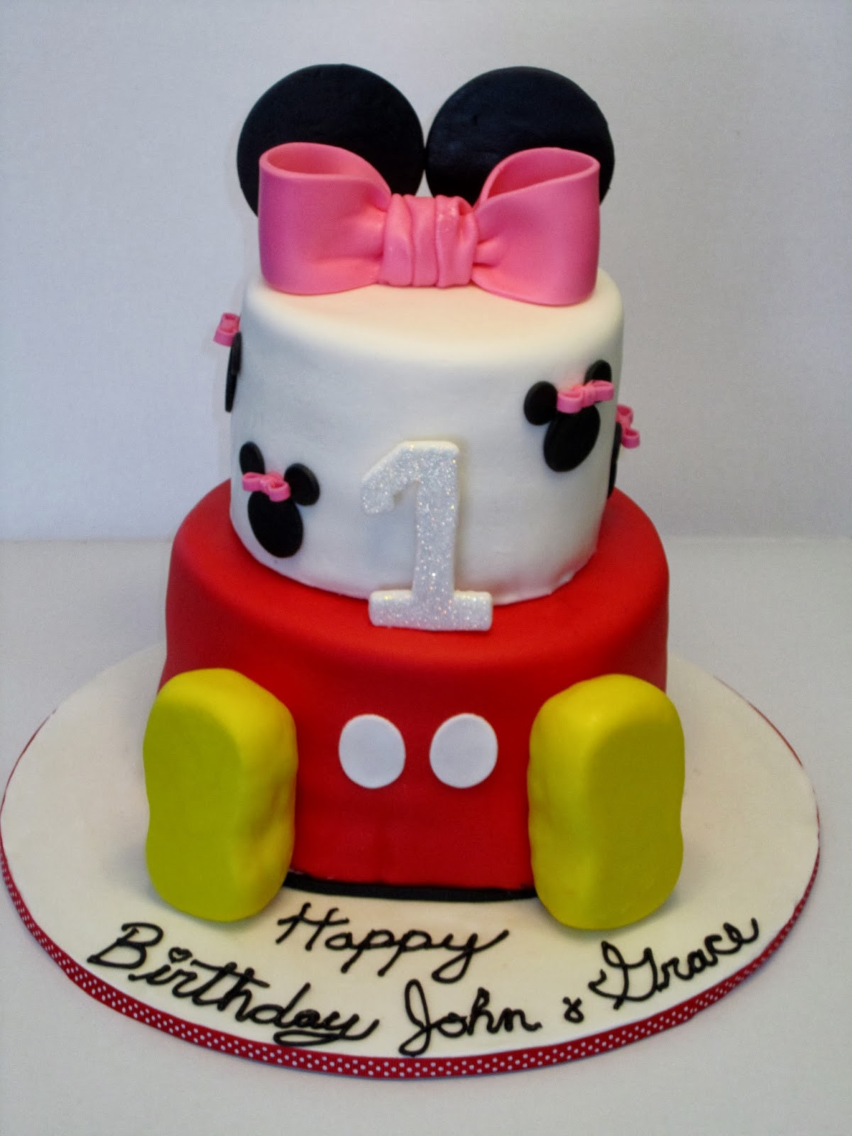 Mickey And Minnie Birthday Cakes
 Cakes Something Like That Mickey and Minnie Twin