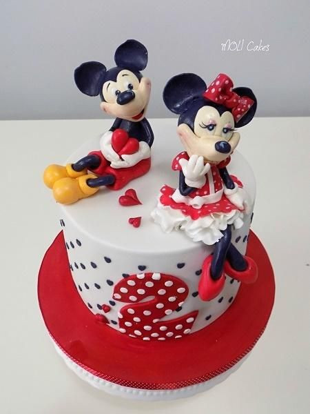Mickey And Minnie Birthday Cakes
 Mickey and Minnie mouse by MOLI Cakes