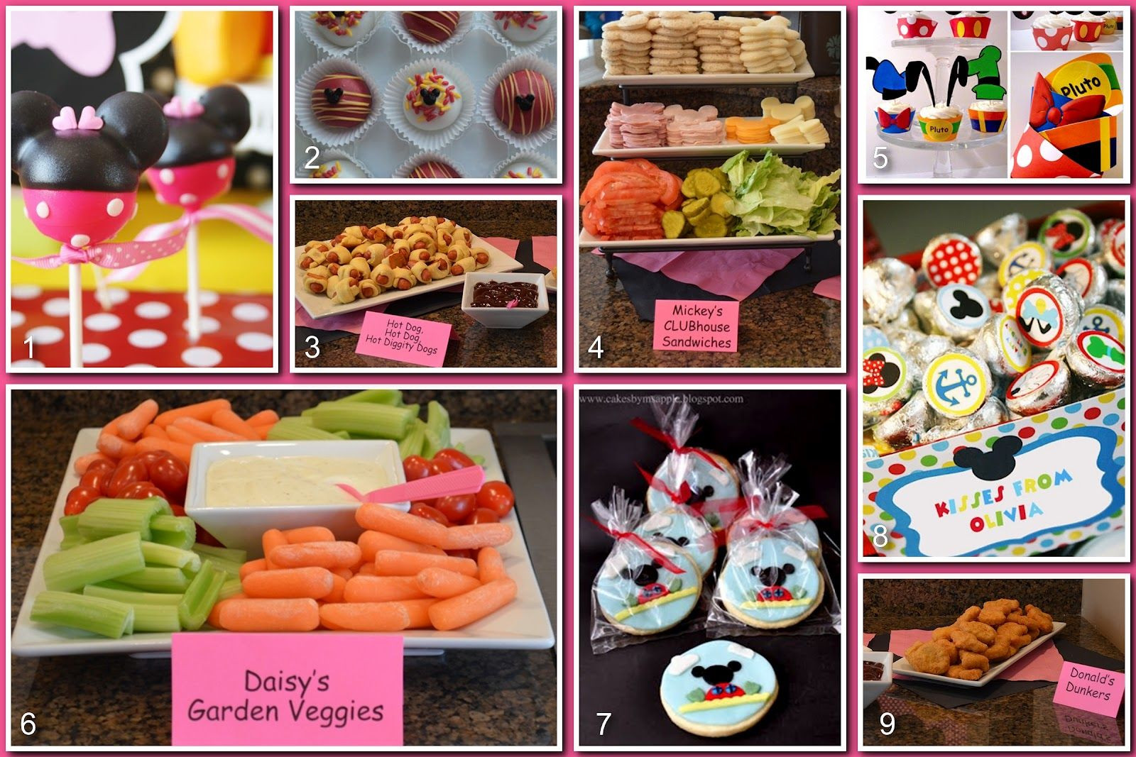 Mickey Mouse Clubhouse Birthday Party Food