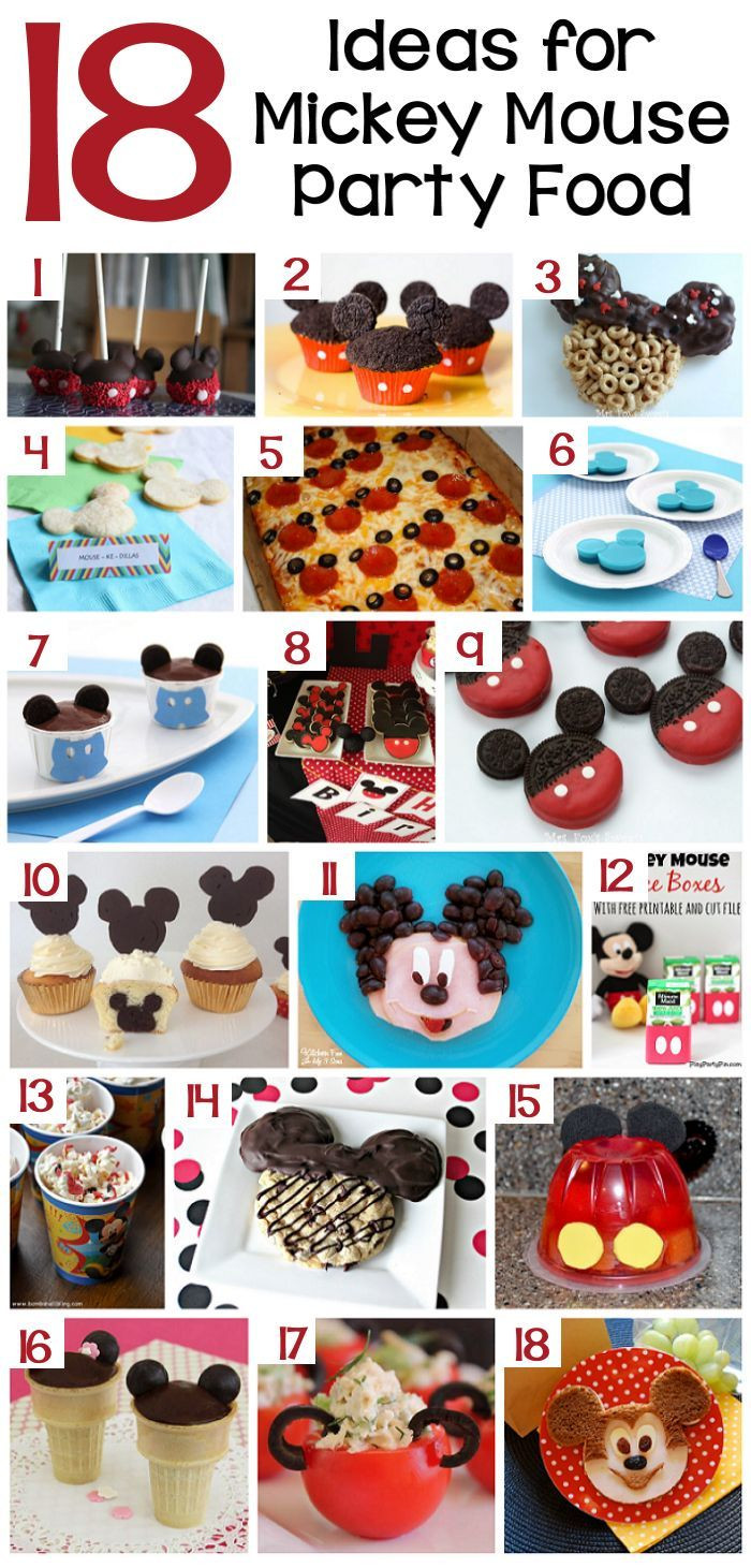 Mickey Mouse Clubhouse Birthday Party Ideas Food
 Pin on Mickey Mouse party