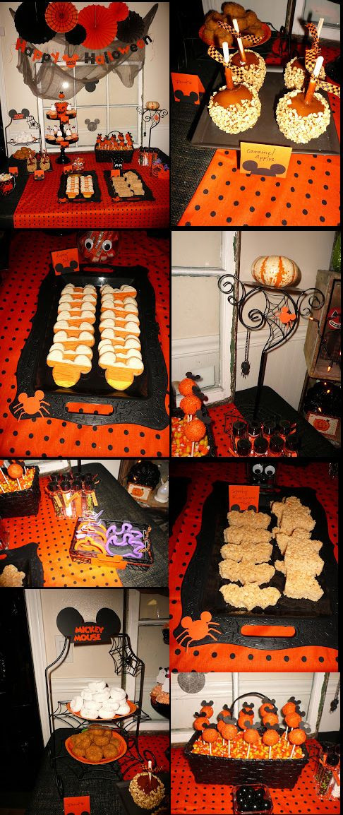 Mickey Mouse Halloween Birthday Party Ideas
 Some great food ideas for a Mickey Mouse Halloween Party