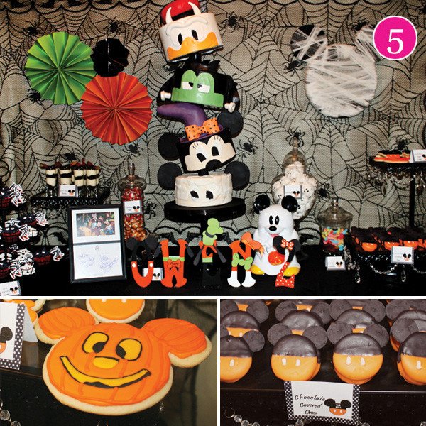 Mickey Mouse Halloween Birthday Party Ideas
 Party of 5 e Rocks Trick or Treat Carnival Italian