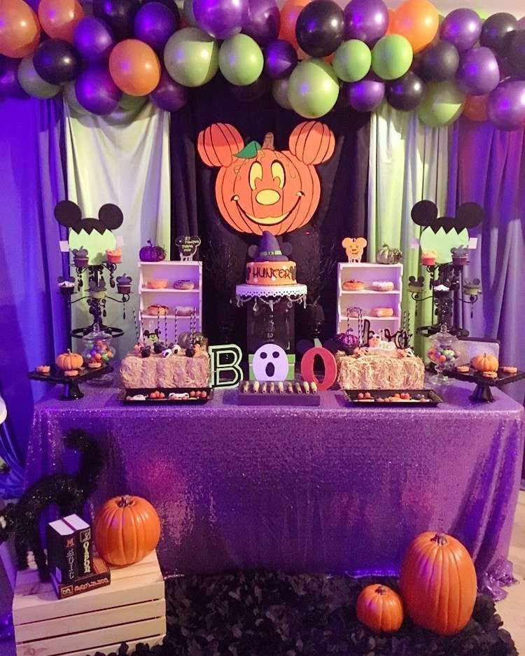 Mickey Mouse Halloween Birthday Party Ideas
 Check out this fun Mickey Mouse Halloween Birthday Party