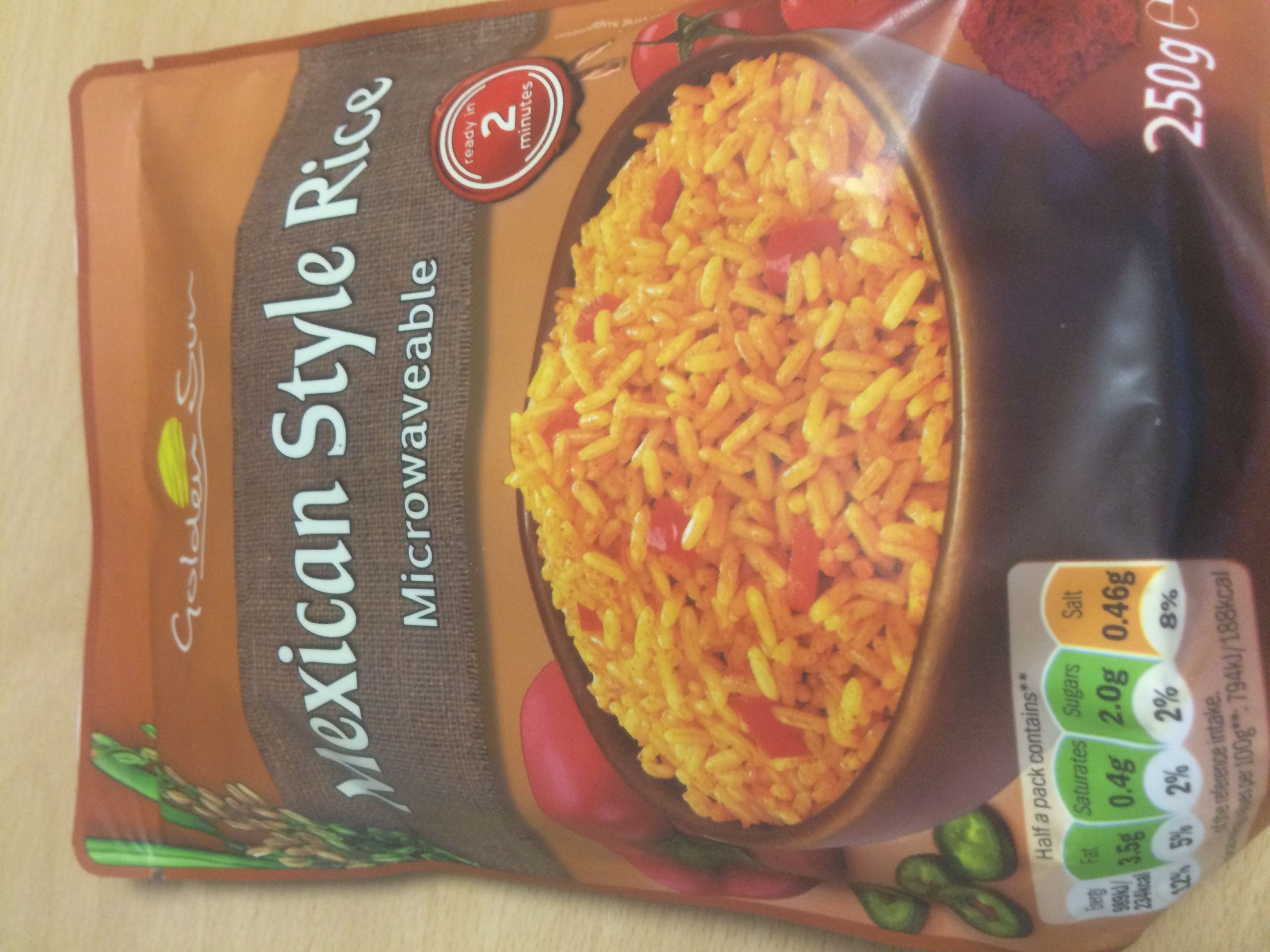 Microwave Mexican Rice
 Lidl Mexican Microwave Rice