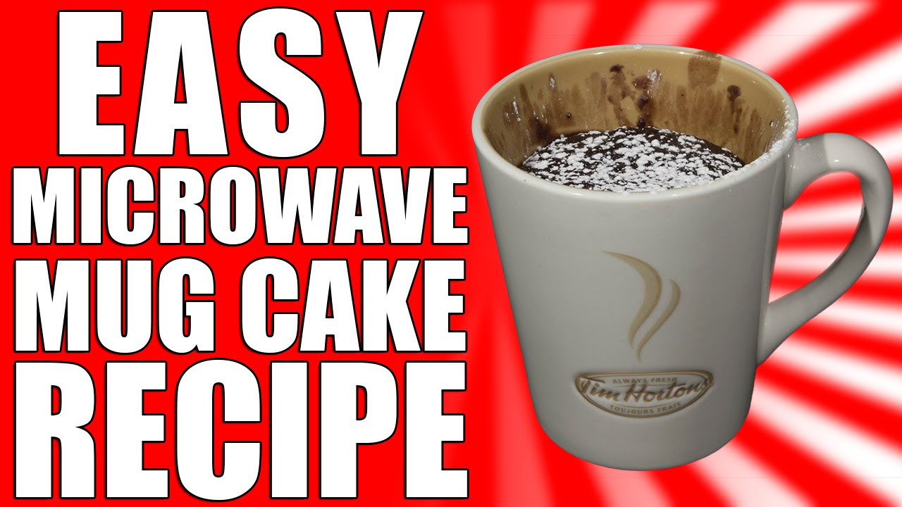 Microwave Mug Cake Recipes
 EASY Microwave Chocolate Mug Cake Recipe