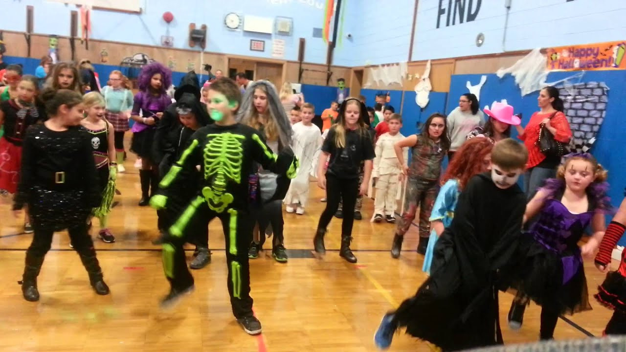 Middle School Halloween Party Ideas
 Elementary School Halloween Dance Party Cha Cha Slide